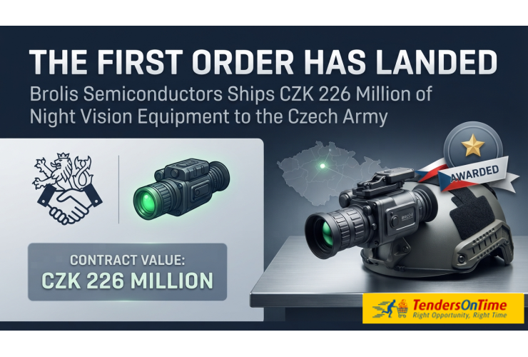 contract award of Night vision devices for Ministry of Defense units in Czechia